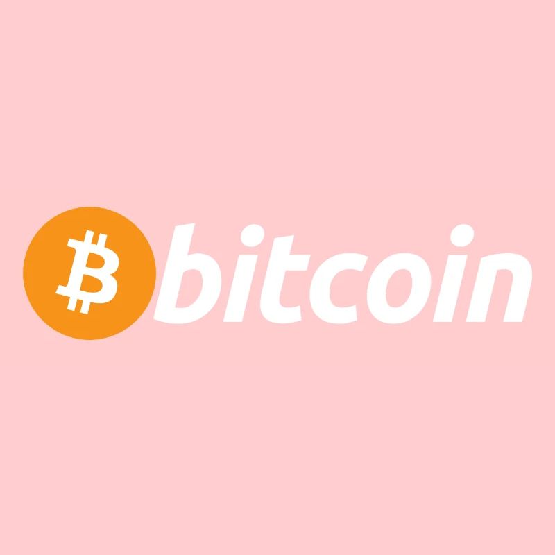 Bitcoin Logo blanc avec un grand B (officiel)