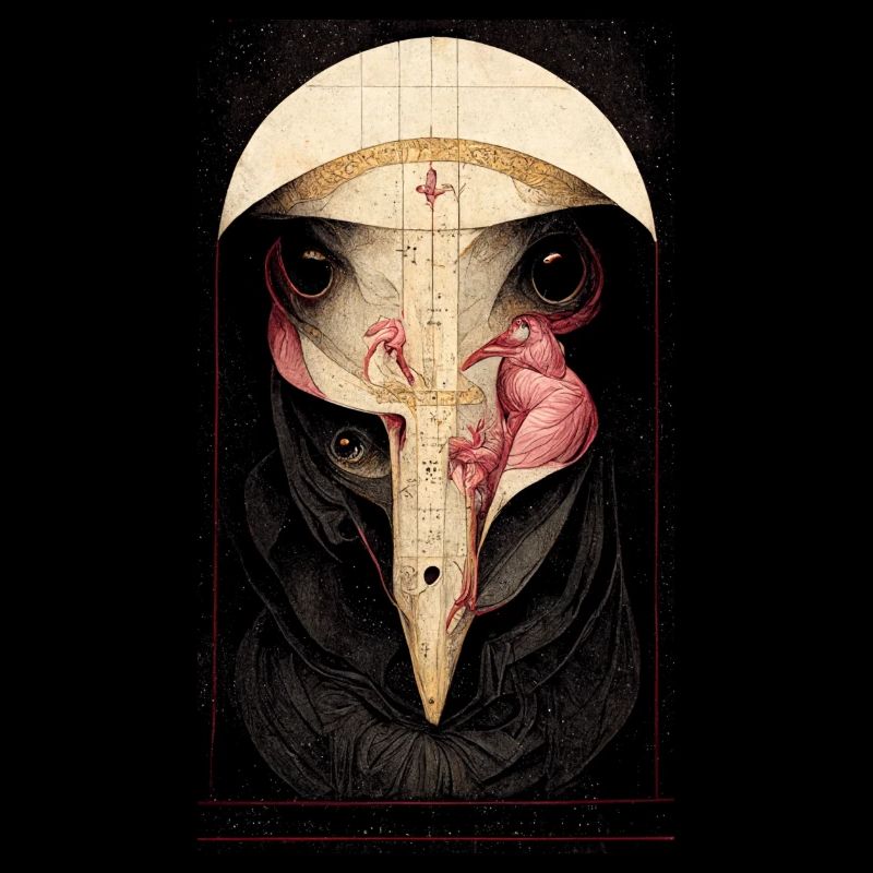 Masque de médecin de la peste Corona