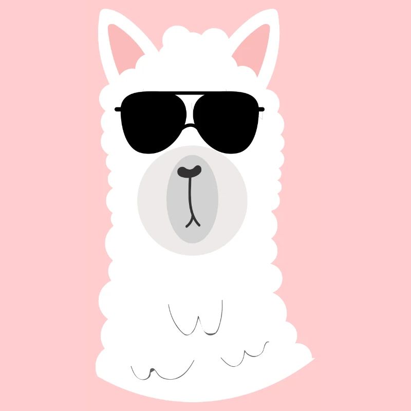 cooles Lama mit Sonnenbrille - Llama