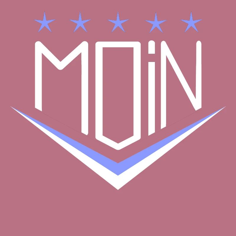Logo Moin Anchor Dire avec imprimé à la mode
