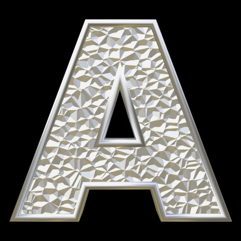A, letter, letter A, initial, initial A, monogram,