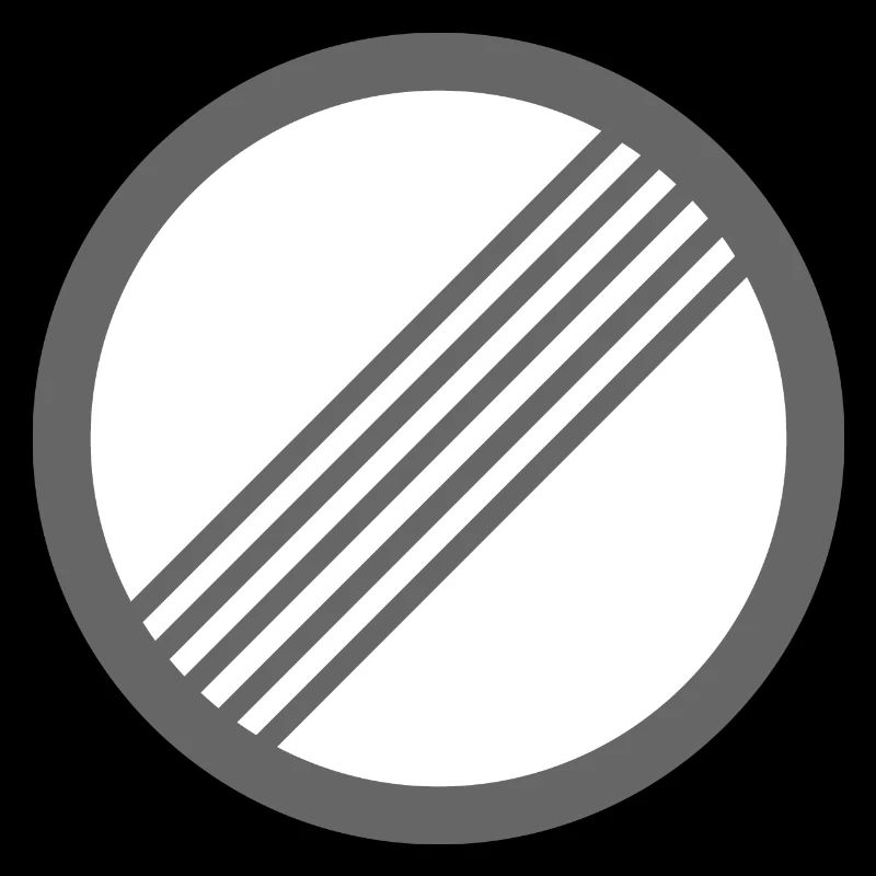 Traffic sign speed free highway