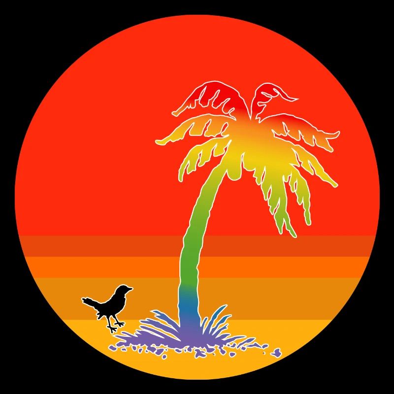 Palme Regenbogen