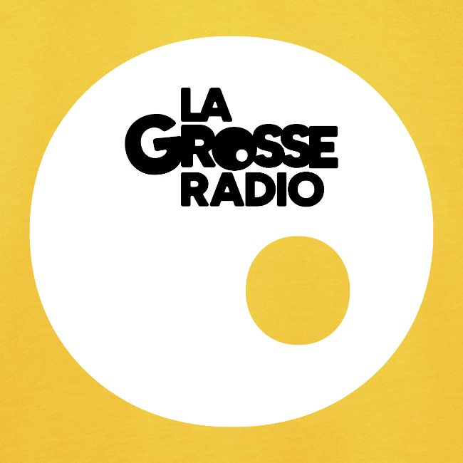 LaGrosseRadio Logo GrosseCaisse White 4x