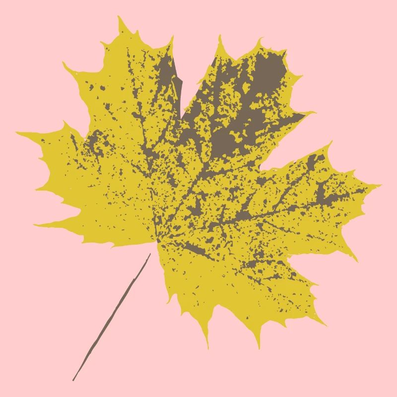 Feuille d’érable jaune