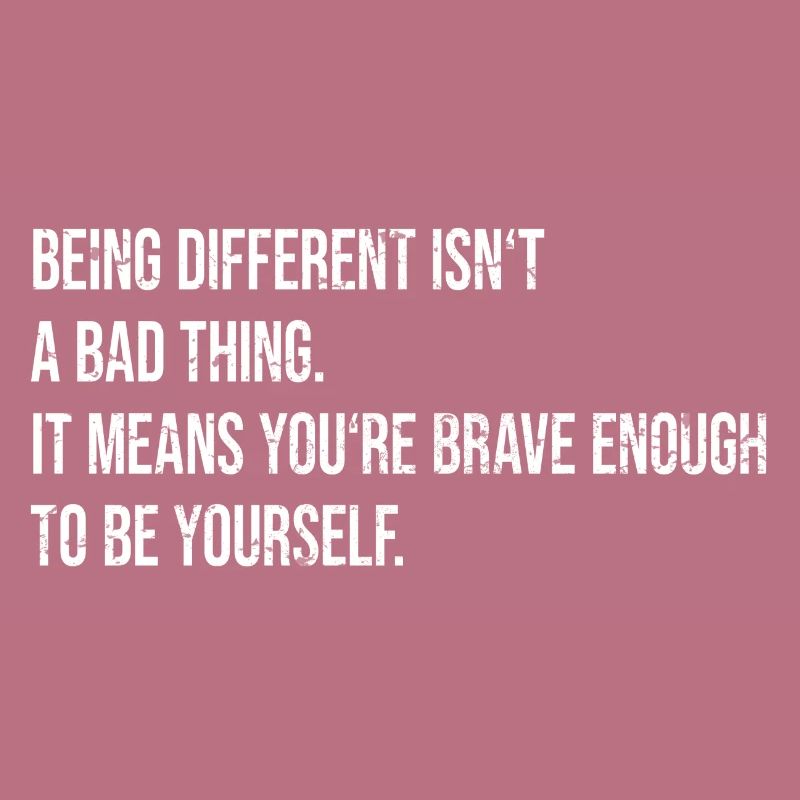 Motivation Anders Sein Mut selbstbewusstsein