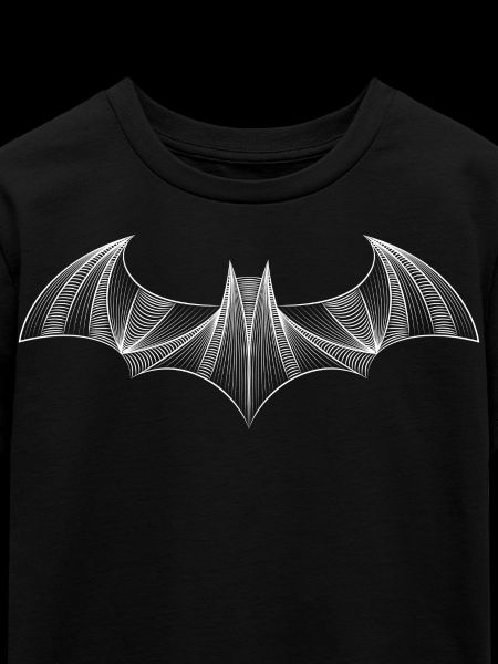Batman Logo 'Drawing' Tee shirt Femme