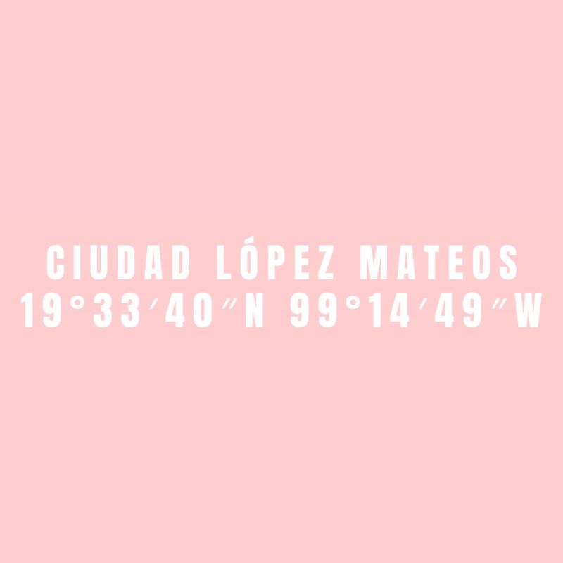 Ciudad López Mateos, Mexique Coordonnées