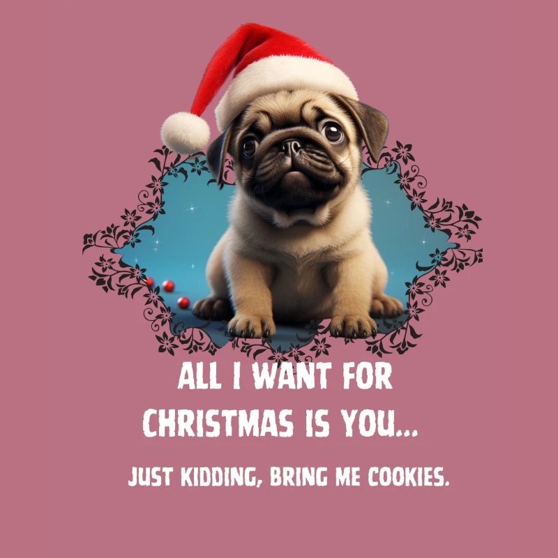 Kekse oder Dich? Mops-Wunsch!