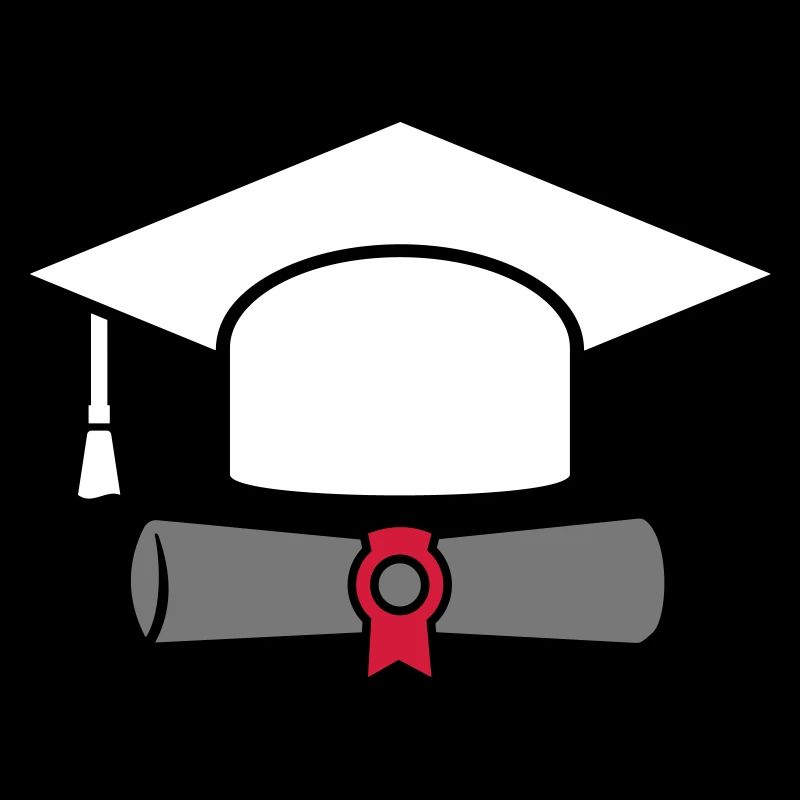 Doctor's hat with certificate - gift for graduation