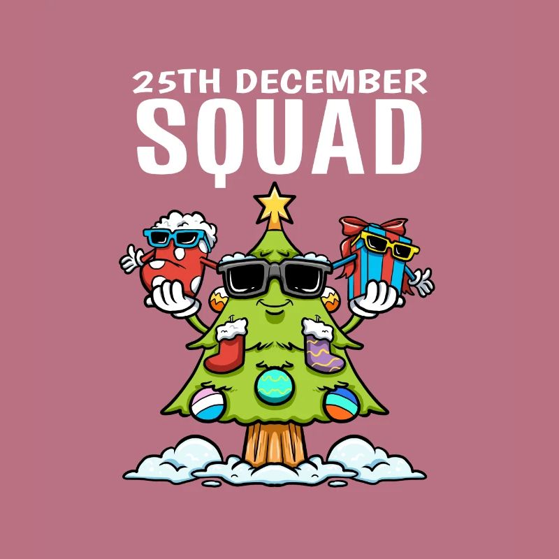 25 décembre Squad Sock Christmas Tree Gift
