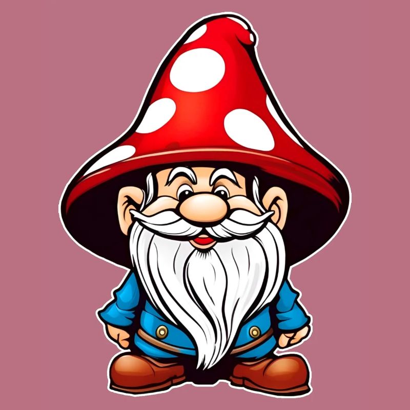 Cute Toadstool Leprechaun