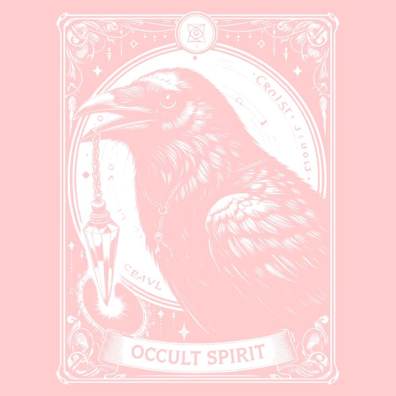 Occult Spirit Raven Pendulum