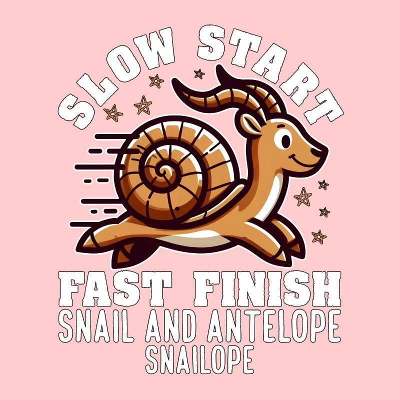 DÉMARRAGE LENT, FINITION RAPIDE - ESCARGOT ET ANTILOPE