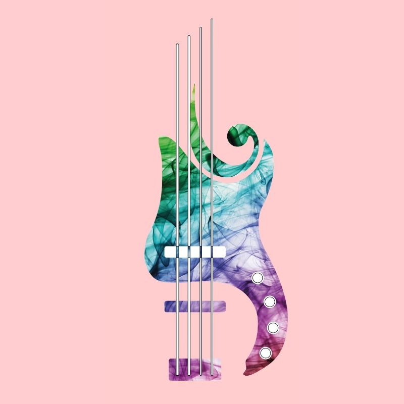 Amateur de basse | Basse | Coloré