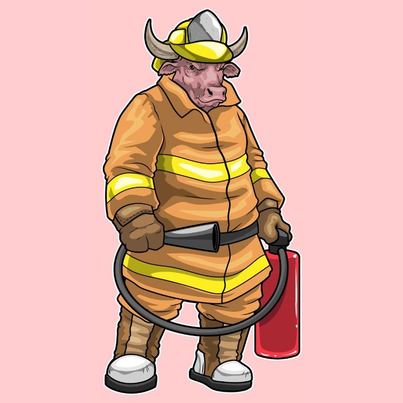 Bull Firefighter Fire Extinguisher