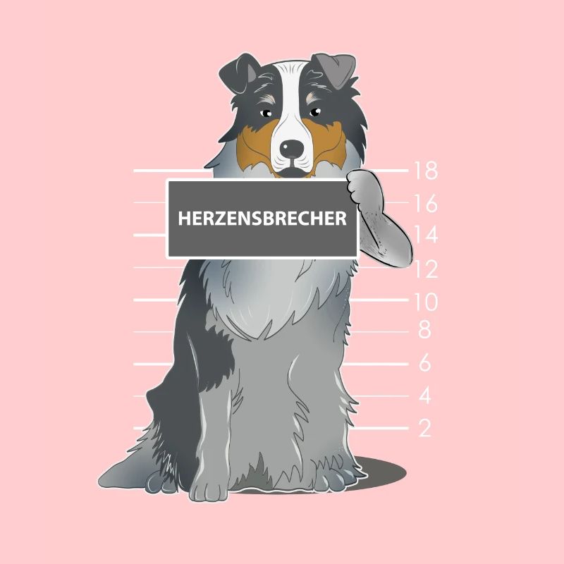 Australian Shepherd Herzensbrecher Hund Geschenk