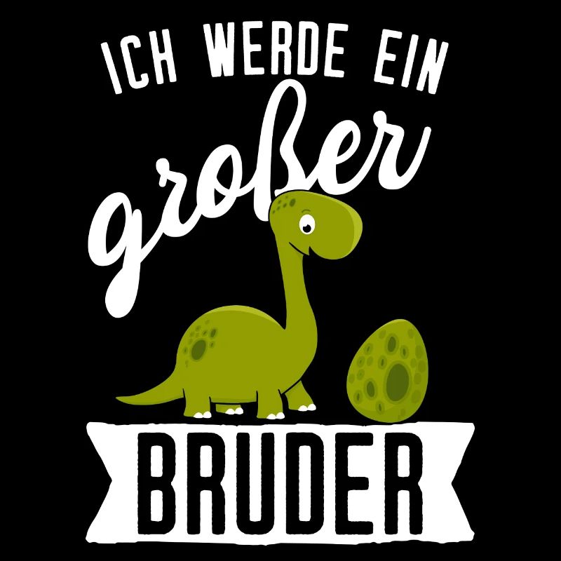 Ich werde großer Bruder Dino Kind Schwangerschaft