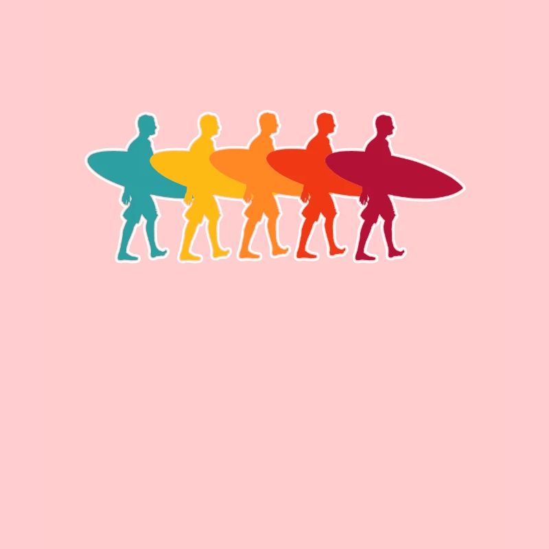 Design de surf rétro