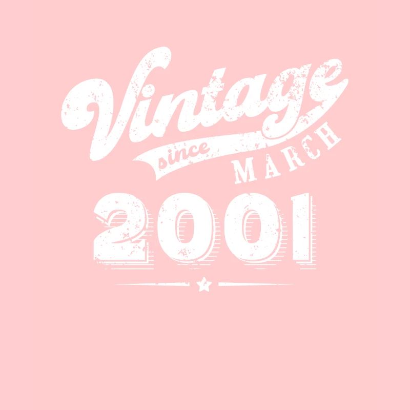 Vintage since March 2001 Geburtstag Geschenk