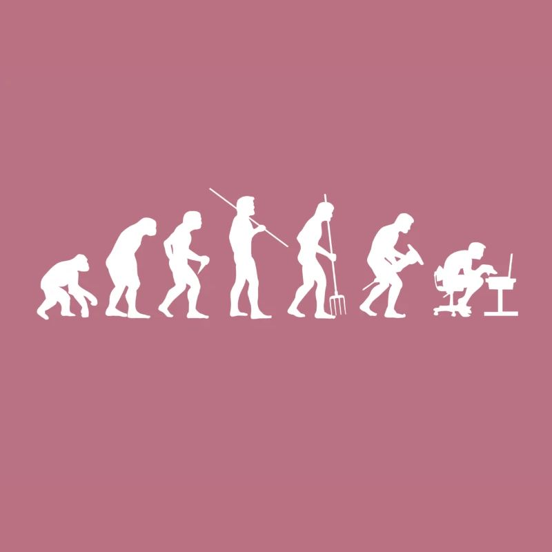 Evolution der Menschlichen Arbeit Computerarbeit