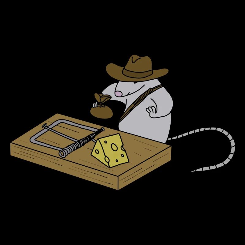 Indiana Mouse - funny adventure comic design