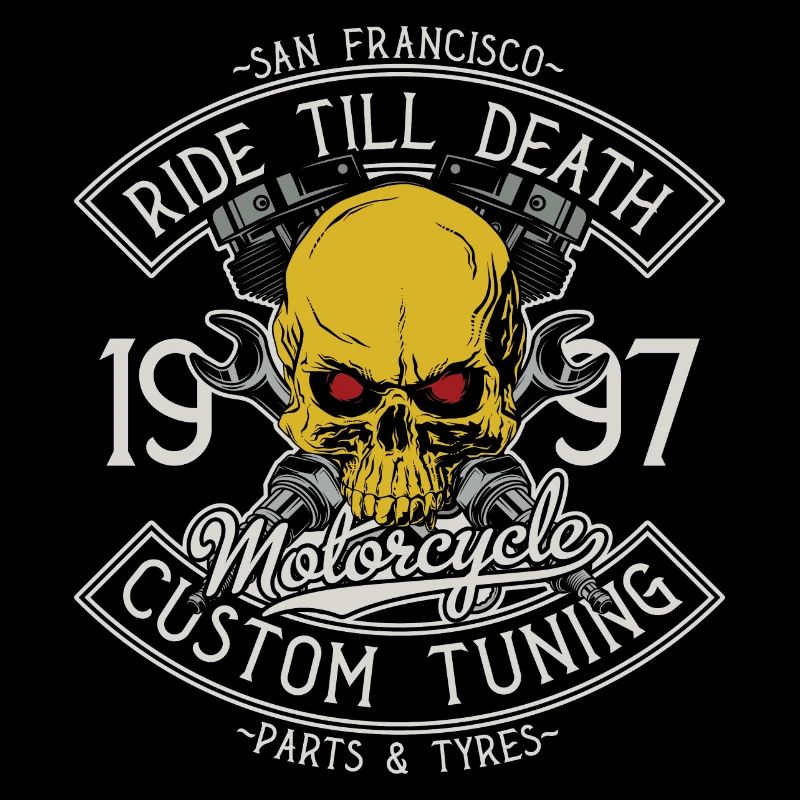 Motorcycle Skull