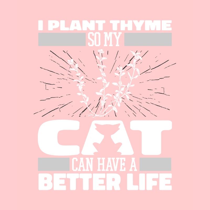 Thymian Kräuter Katze