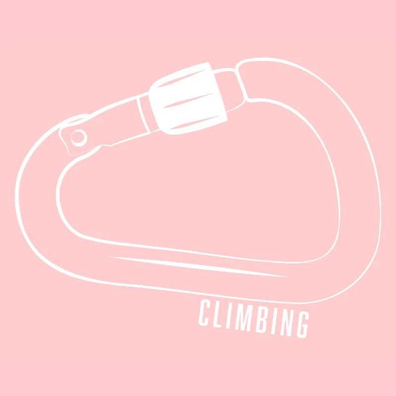 MOUSQUETON CLIMBING BLANC