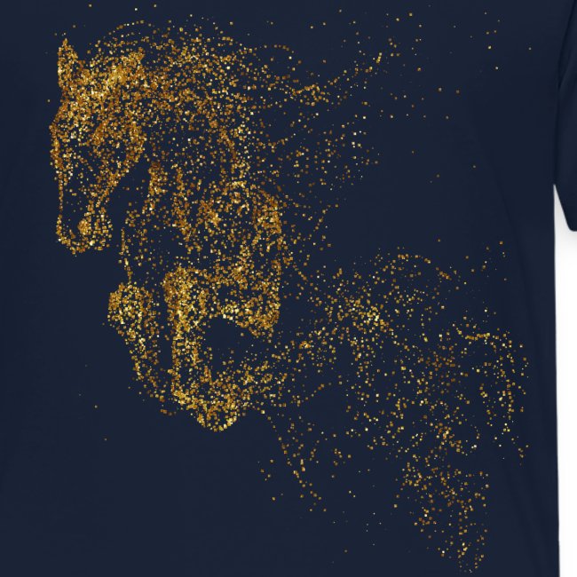 jumping horse gold - Kinder Premium T-Shirt