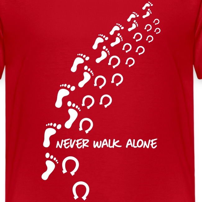 never walk alone horse - Kinder Premium T-Shirt