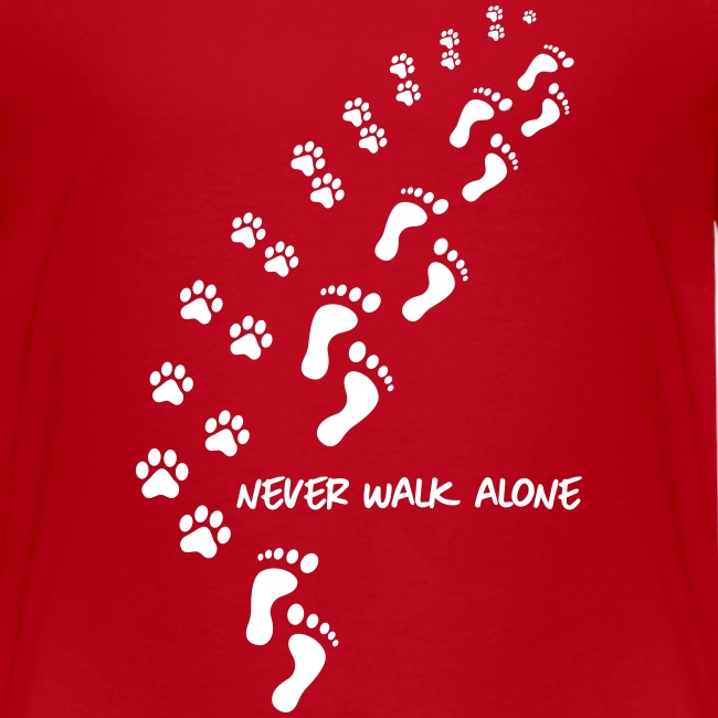 Vorschau: never walk alone dog - Kinder Premium T-Shirt