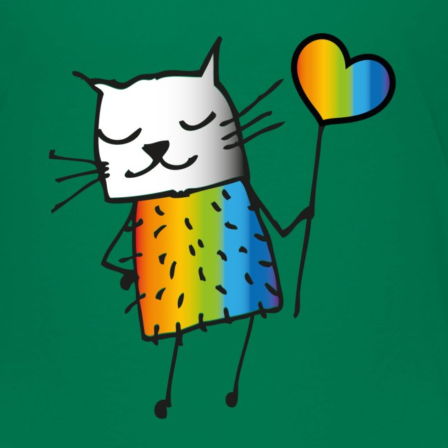 Regenbogen Katze