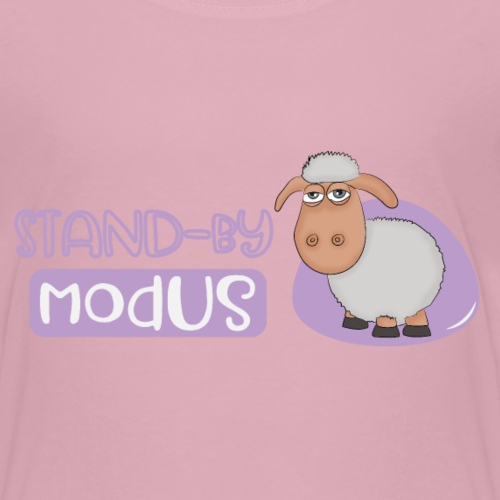 Faules Schaf im Standby Modus - Chill Out Schaf - Kinder Premium T-Shirt