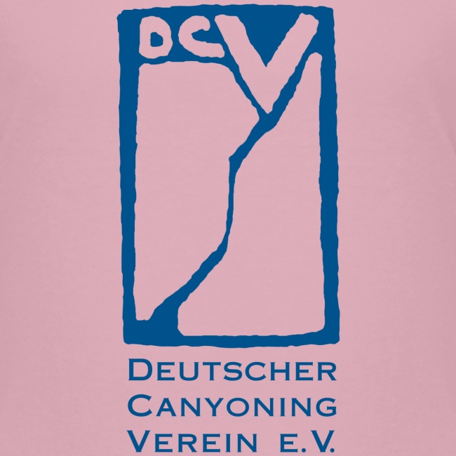 DCV T-Shirt Gründungslogo Blau und Schrift