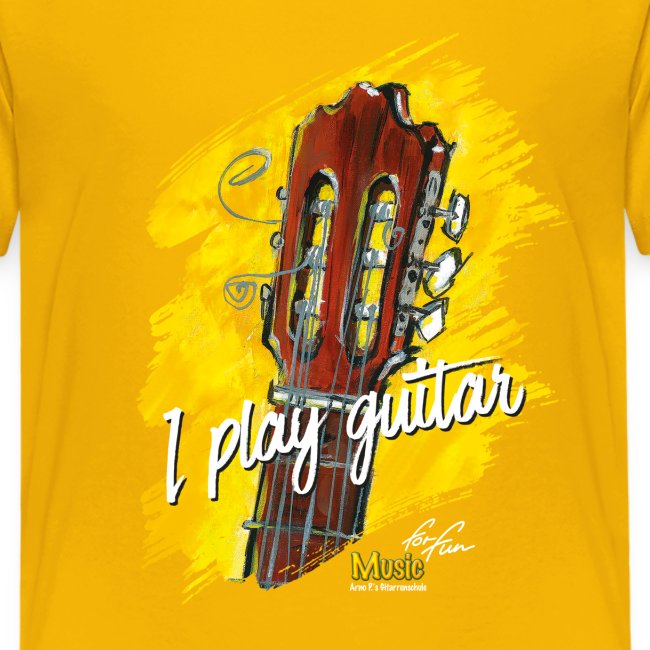 I play guitar - yellow edition