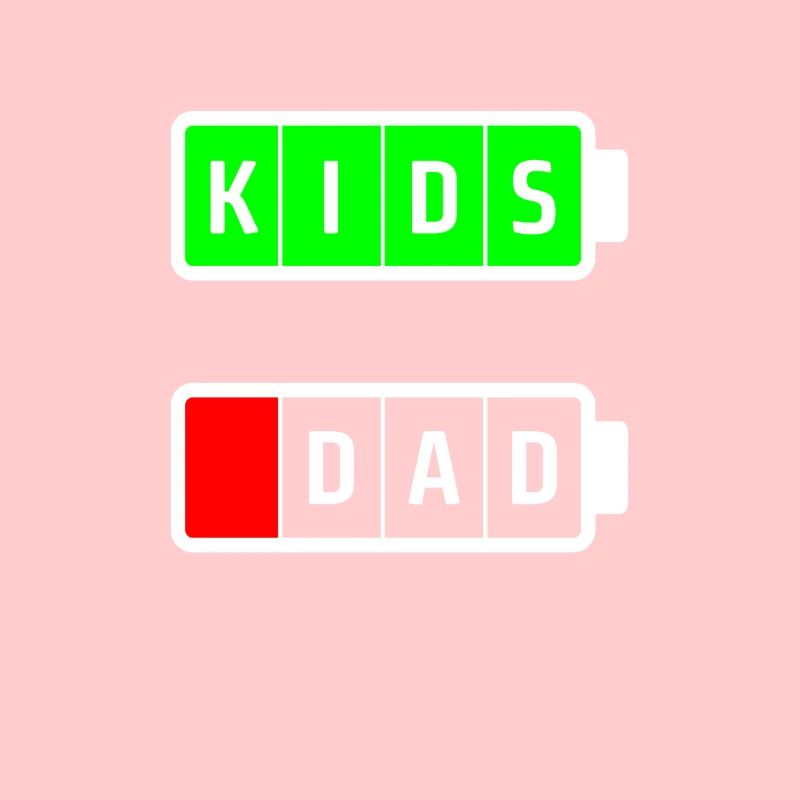 dad kids white