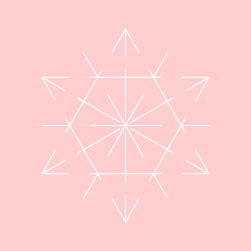 Hexagone minimaliste
