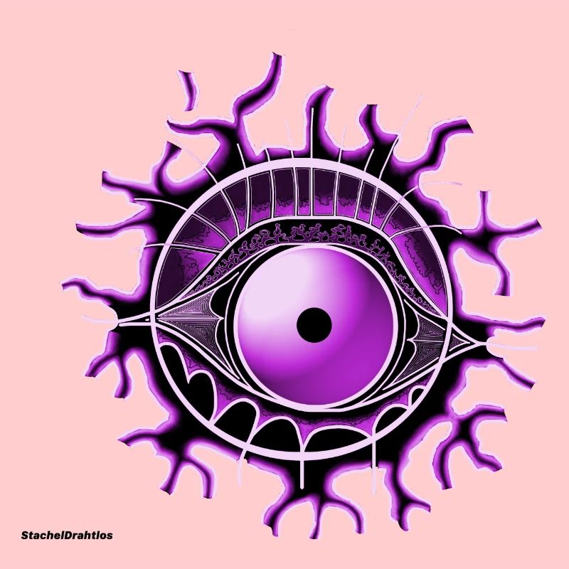 Œil violet
