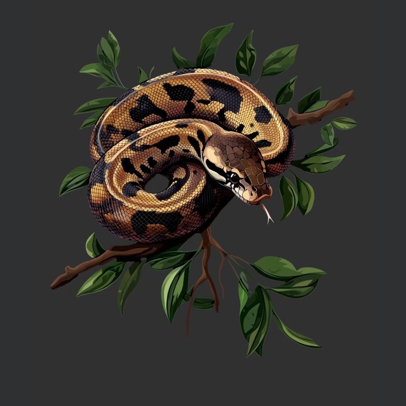 Roi Python Serpents Amoureux Terrarium Python