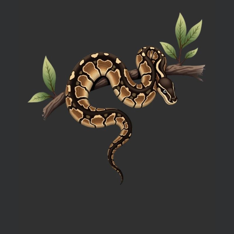 Roi Python Serpents Amoureux Terrarium Python