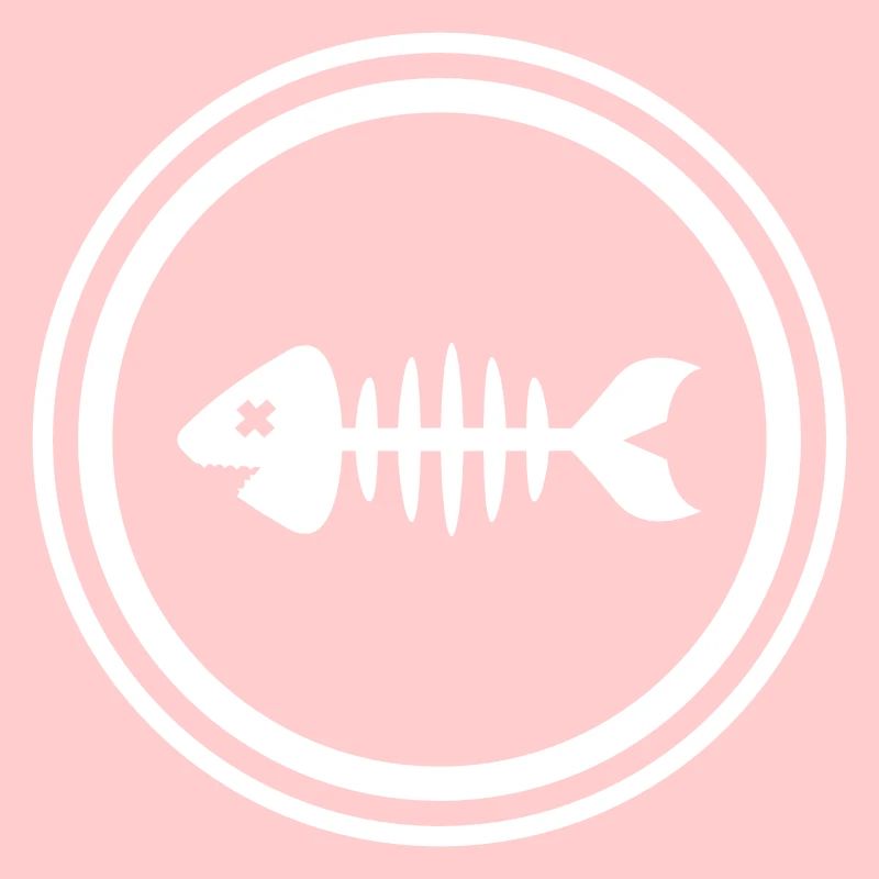 Fisch Symbol Knochen Gräte