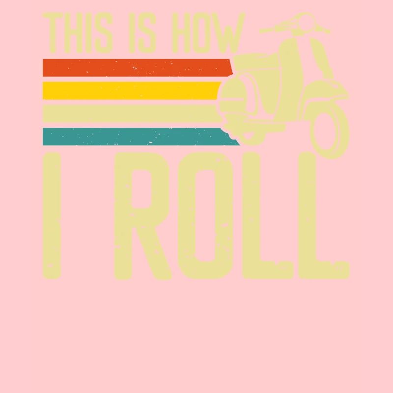 Roller Rollerfahrer Motorroller
