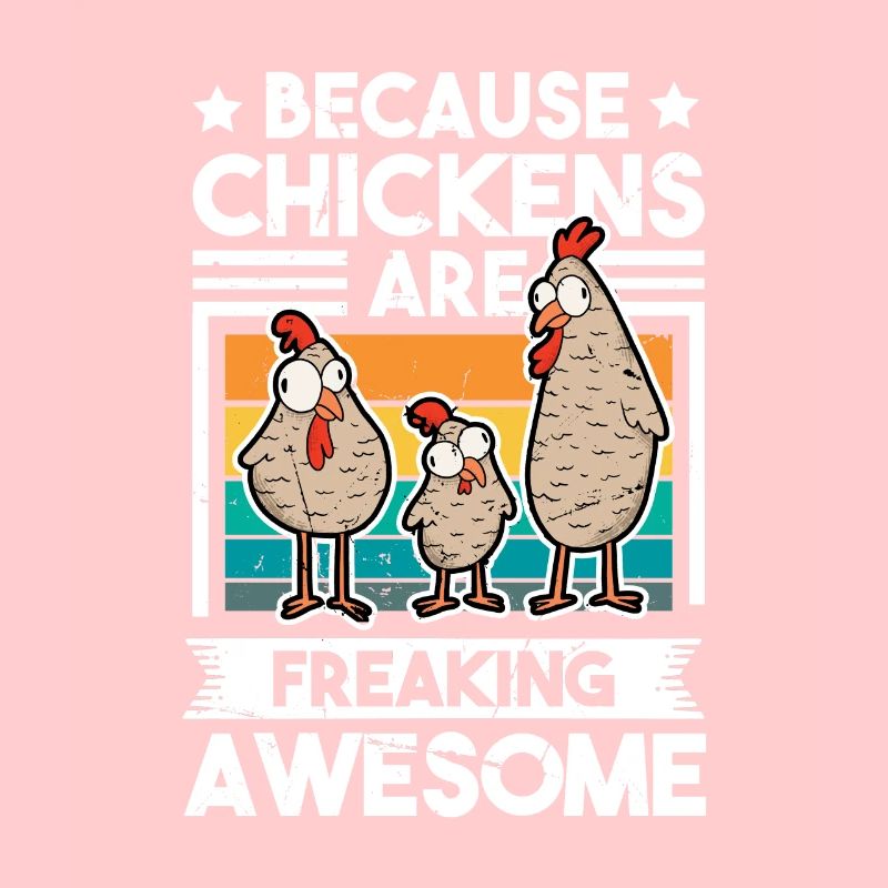 Parce que les poulets sont effrayants Hühner