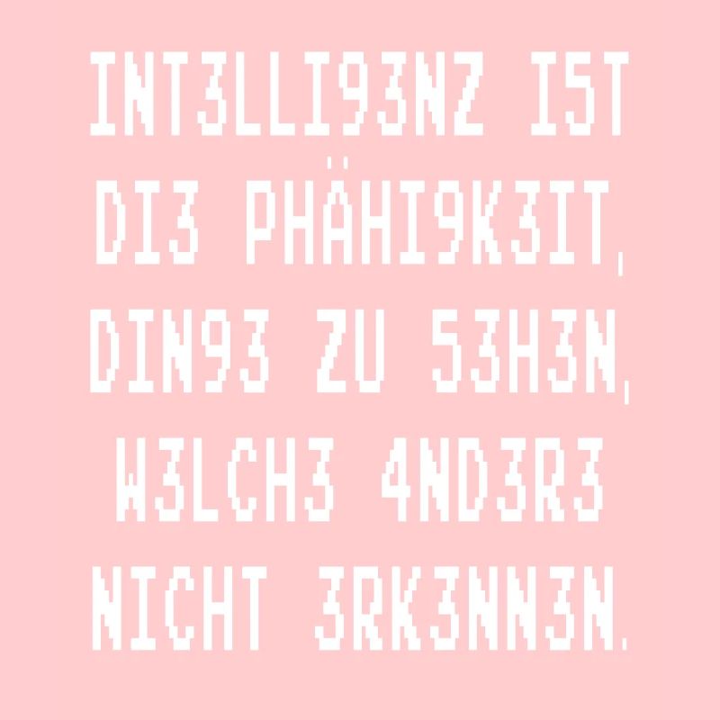Intelligence is the ability