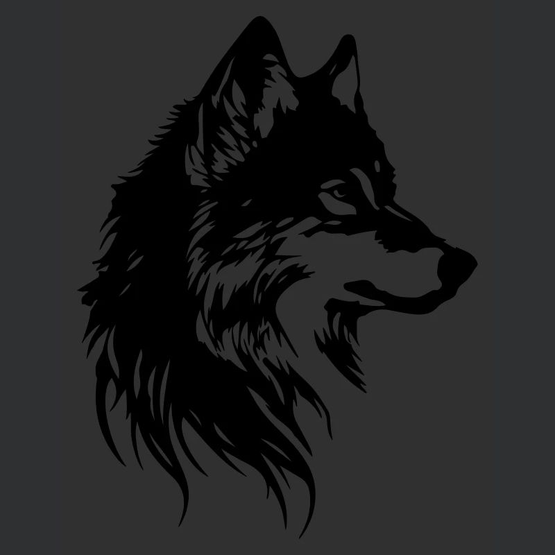 Wolf Kopf Tier