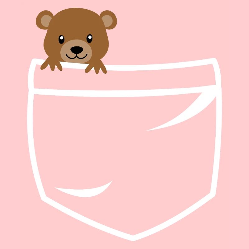Teddy bear pockets