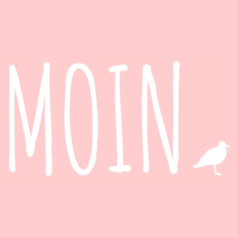 Moin mit Möwe | weiß