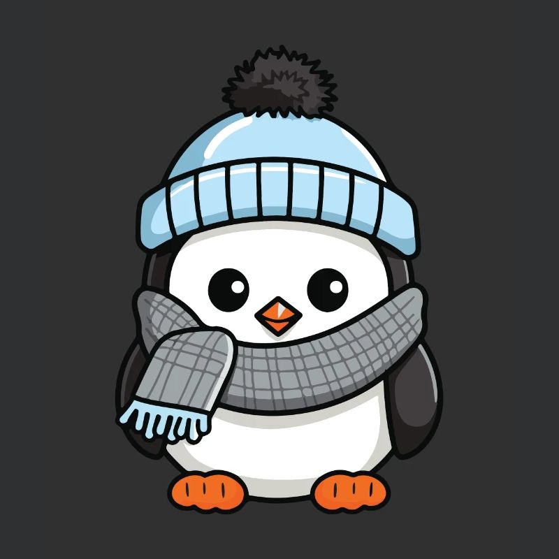Pinguin Winter Comic Niedlich