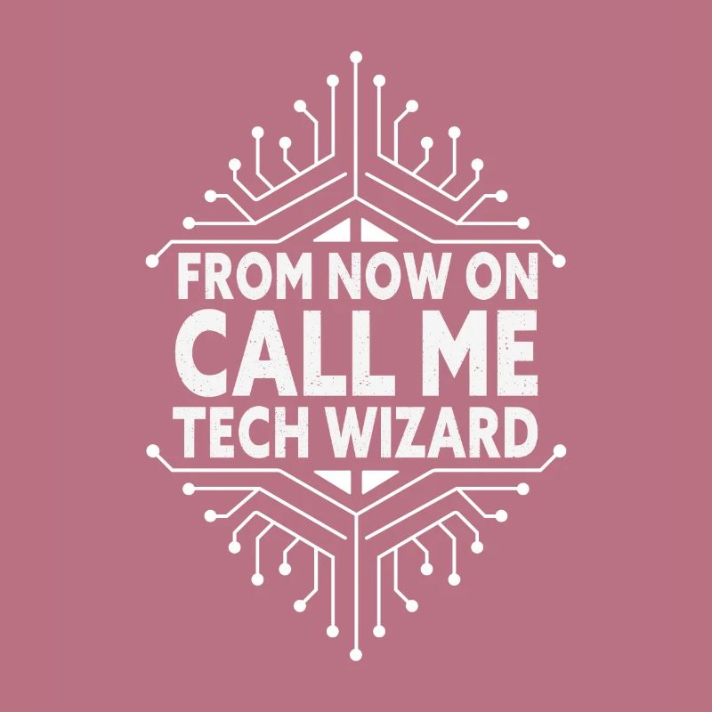 Call Me Tech Wizard Funny IT Support Computer